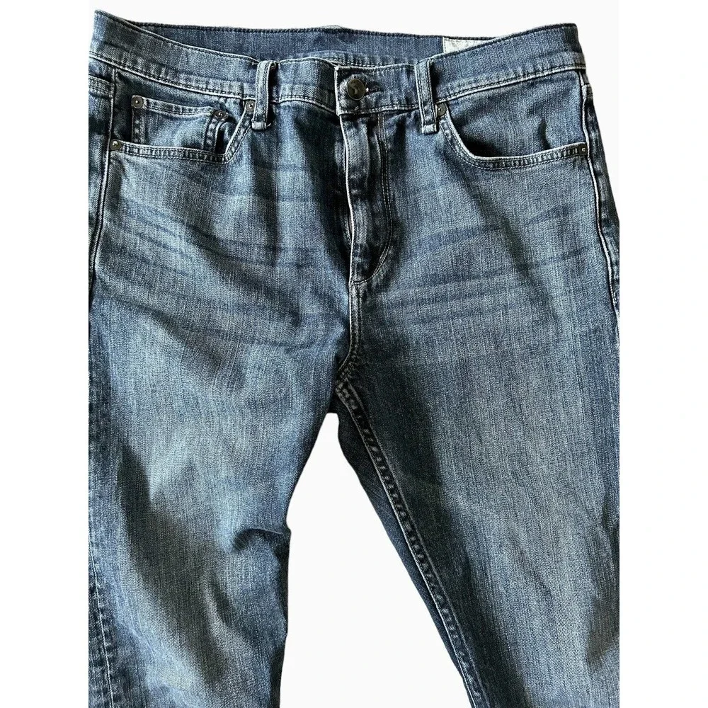 Rag & Bone New York Fit 1 Skinny Med Blue Hughes Stretch Denim Jeans 34x32 EUC - Picture 12 of 14